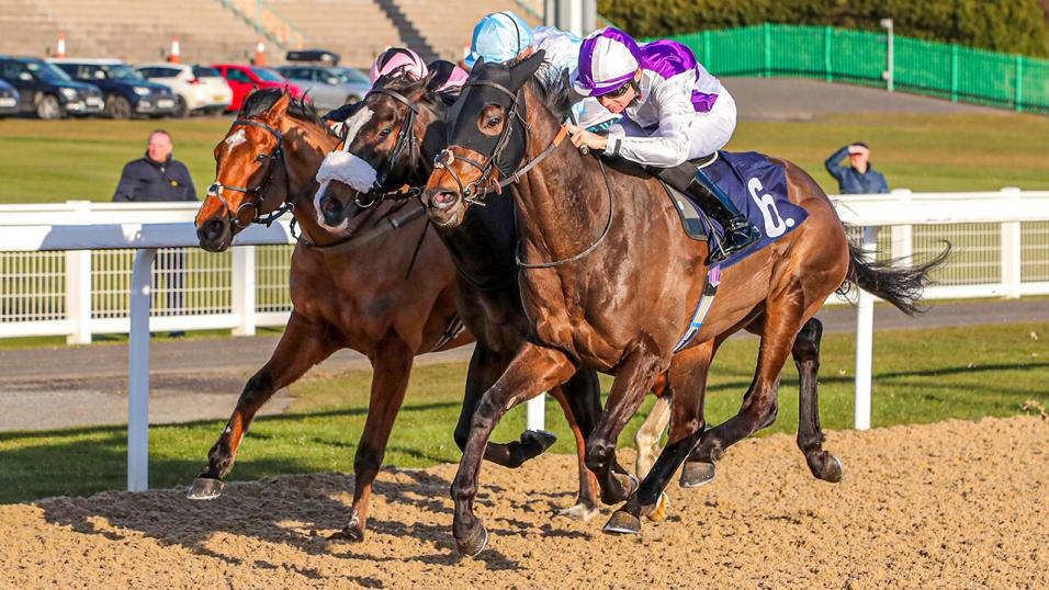 Newcastle racing action